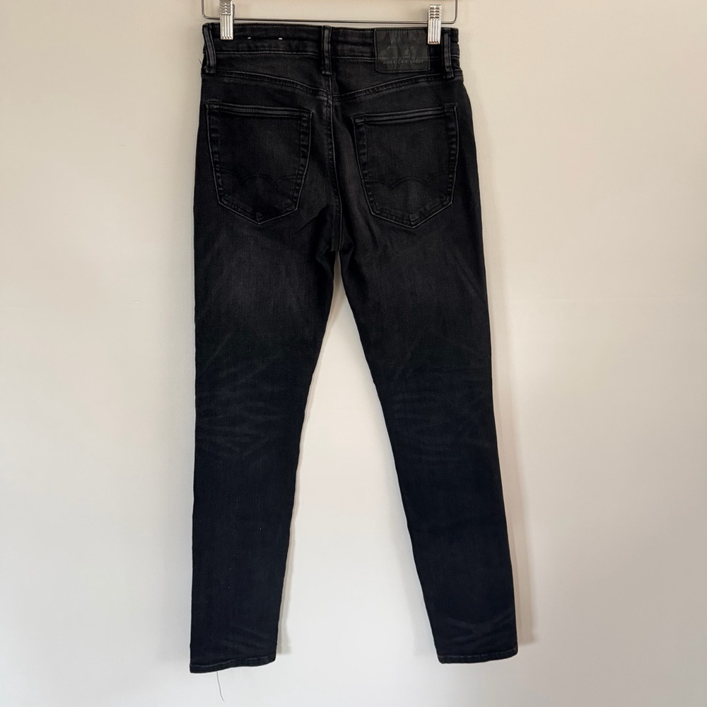 American Eagle Next Level Flex Slim Black Jeans Denim Men's 28x32 - Picture 6 of 11
